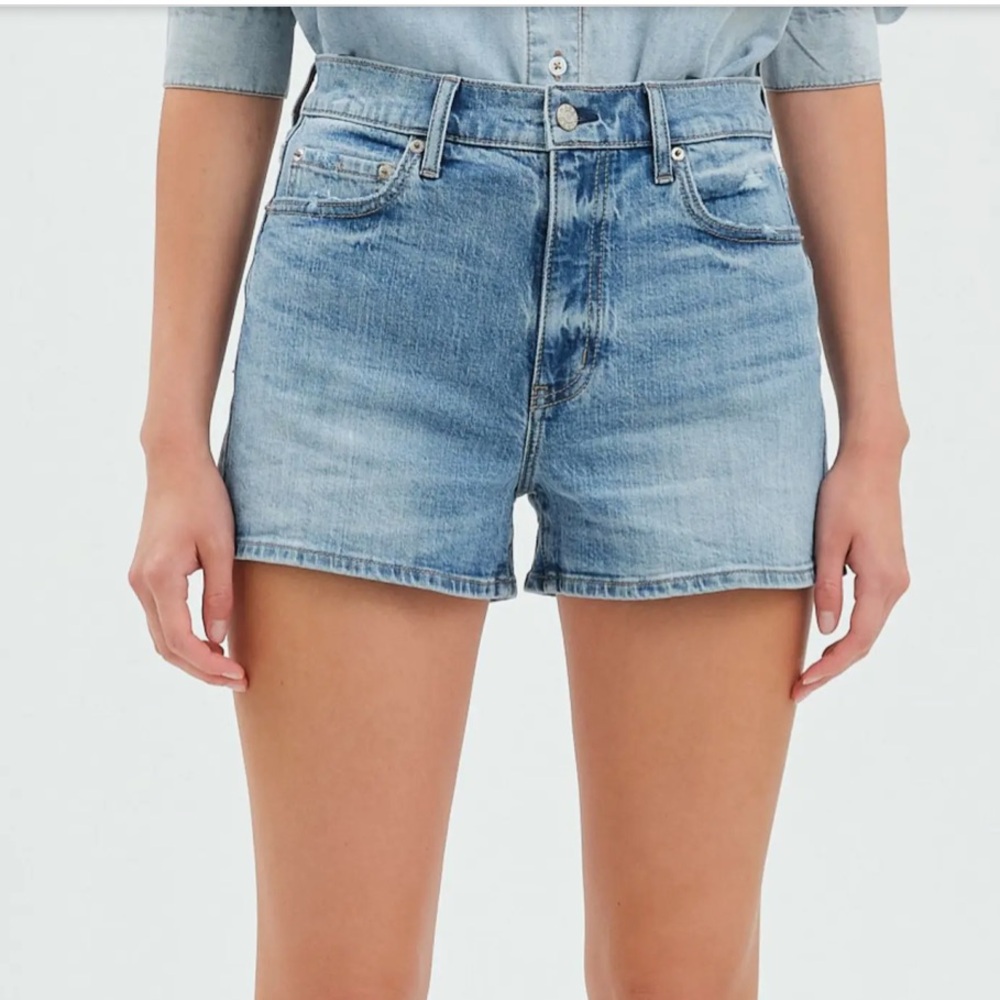 Daze High Waist Denim Shorts
